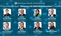 ETÜ'den 8 akademisyen 'dünyanın en etkili bilim insanları' listesinde
