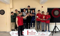 Hamur'da okul sporları dart müsabakaları tamamlandı