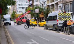 İnşaat çalışması trafiği kilitledi