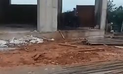 İnşaatın ikinci katından düşen işçi yaralandı