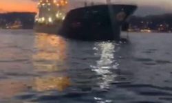 İstanbul Boğazı'nda facianın eşiğinden dönüldüğü anlar kamerada