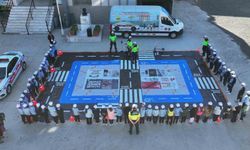 Jandarmadan ilkokul öğrencilerine trafik eğitimi