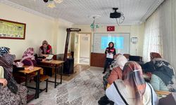 Kadın çiftçilere tarımsal eğitim verildi