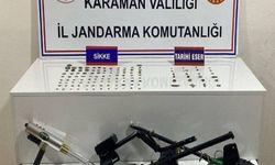 Karaman'da jandarmanın denetimlerinde tarihi eser ve kaçak ürünler ele geçirildi: 20 tutuklama
