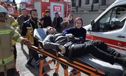 Kars Emniyeti'nde gerçeğini aratmayan yangın tatbikatı
