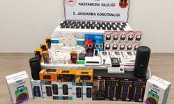 Kastamonu'da çok sayıda kaçak elektronik ürün ele geçirildi