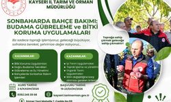 Kayseri'de Sonbahar Bahçe Bakımı Eğitimi!