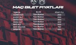 Kayserispor-Manisa FK maçının bilet fiyatları belli oldu