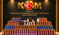 Kırşehir'de 2 milyon TL değerinde 649 parfüm ele geçirildi