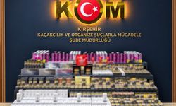 Kırşehir'de kaçak sigara ve ürün ele geçirildi