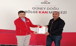 Kızılay'dan duyarlı vatandaşa anlamlı ödül