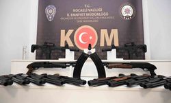 Kocaeli'de 25 yivsiz av tüfeği ele geçirildi