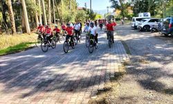 Köyceğiz'de pedallar Cumhuriyet için çevrildi