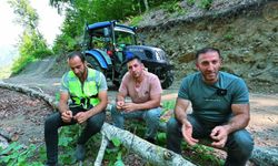 Köyüne dönen vatandaşa Orköy'den traktör desteği