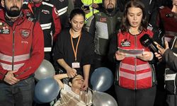Küçükçekmece'de motosiklet kulüpleri ve grupları, minik Ali Yiğit için gaza bastı