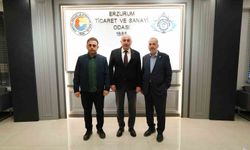 Lila kağıt yönetim kurulu başkanı Öğücü'den Başkan Özakalın'a teşekkür ziyareti