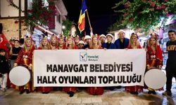 Manavgat'ta 10. Uluslararası Halk Dansları Festivali başladı
