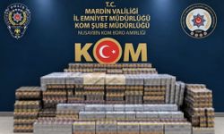 Mardin'de 22 bin 50 paket kaçak sigara ele geçirildi