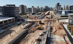 Mersin'de bin 720 metrelik kavşak projesinde çalışmalar sürüyor