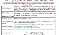 Meteorolojiden Tunceli için kuvvetli yağış uyarısı