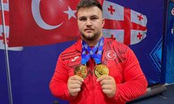 Milli halterci Selahattin Altın'dan Avrupa Şampiyonası'nda 2 altın madalya