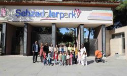 Minik misafirler Şehzadelerpark'ta hem öğrendi hem eğlendi