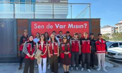 Niğde'de 'İyilik Var' balonları çocuklara moral oldu