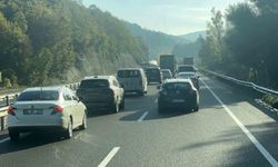 Rüzgar türbini kanatları için trafik durduruldu