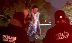 Sağanak yağış nedeniyle mahsur kalan Murat Boz ve vatandaşları dalgıç polisler kurtardı