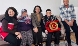 Şehit ailesine vefa ziyareti
