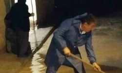 Sel felaketini yaşayan Yurtbaşı'nda Başkan Doğan ekiplerin başında sahaya indi