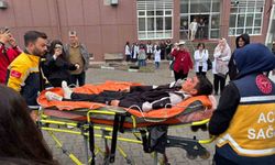 Tavşanlı'da liselilerden gerçeğini aratmayan deprem tatbikatı