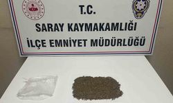 Tekirdağ'da narkotik uygulamalarında 32,5 gram bonzai ele geçirildi