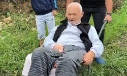 Trabzon'un Araklı ilçesinde diyaliz hastasının 'yol' çilesi