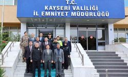 Vali Çiçek'ten İl Emniyet Müdürü Ergen'e hayırlı olsun ziyareti