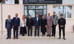 Vali Sözer, geçici hizmet binasını inceledi