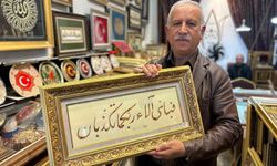 Vanlı hattat, ecdadın sanatını geleceğe taşıyor