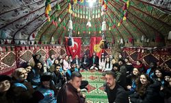 Yozgat'ta Öğrenciler Kırgız Türkleriyle Buluştu