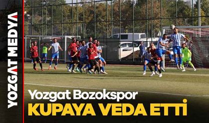 Yozgat Bozokspor, Türkiye Kupası'na veda etti