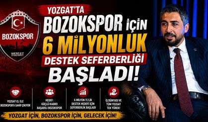 Yozgat'ta Bozokspor İçin 6 Milyonluk Destek Seferberliği Başladı