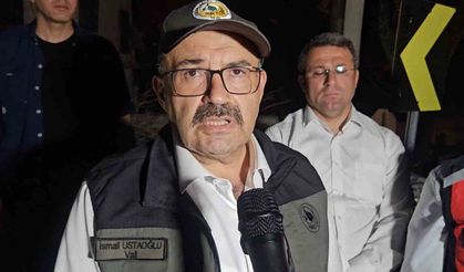 Balıkesir Valisi Ustaoğlu yangın bölgesinde: 'Yangınla mücadelemiz devam ediyor, can kaybımız yok'