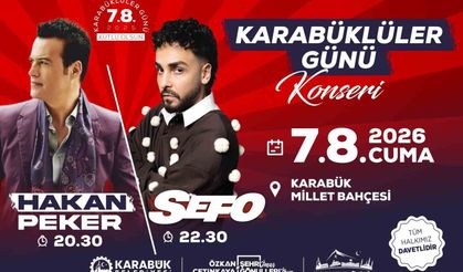 Karabüklüler Günü'nde Hakan Peker ve Sefo sahne alacak