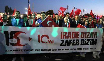 Sivas'ta 15 Temmuz'un 10. yılında meydan doldu taştı