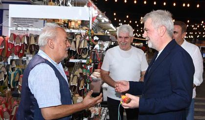 Başkan Fırat Görgel, Ağustos Fuarı'nda esnaf ve vatandaşlarla buluştu
