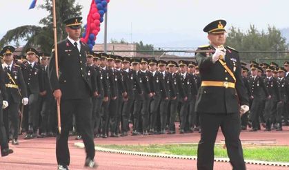 Işıklar Jandarma Astsubay Meslek Yüksekokulu'nda mezuniyet coşkusu