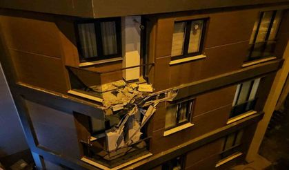 Eyüpsultan'da alkollü sürücü binaya çarptıktan sonra bahçeye uçtu: 2 yaralı