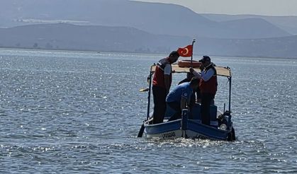 Karina Dalyanı'nda su ürünleri denetimi yapıldı