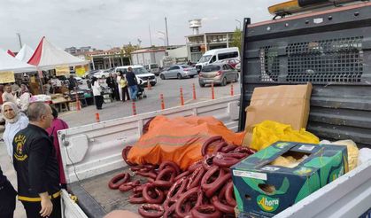 Malatya'da gıda denetimi: 230 kilo sucuk ve 150 kilo peynir imha edilecek