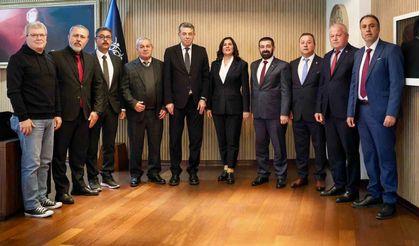 Başkan Çerçioğlu, Aydın Esnaf ve Sanatkarlar Odaları Birliği'ni ağırladı
