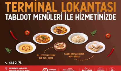 Karabük Belediyesi Terminal Lokantası'nda tabldot menü dönemi